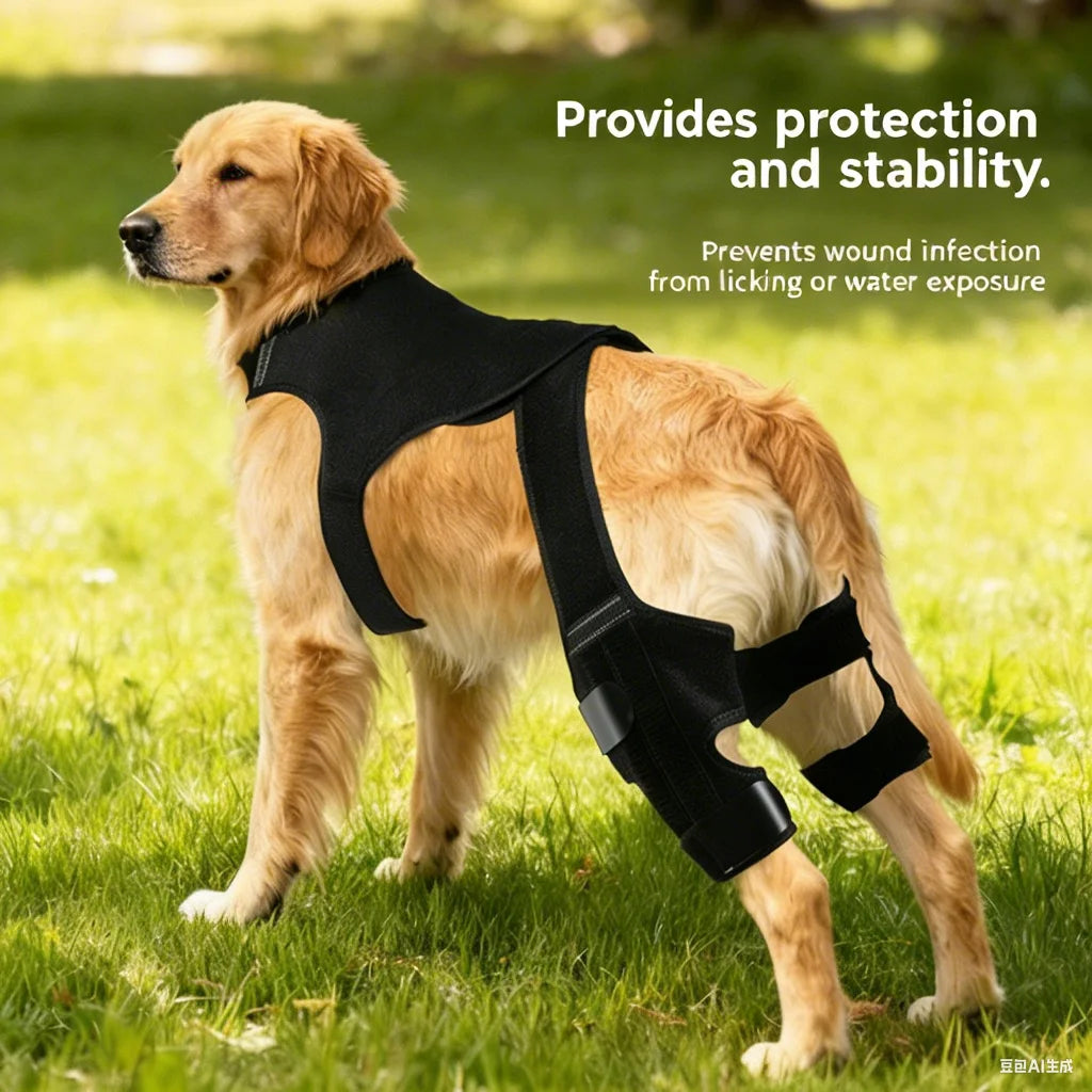 Dog Joint Support Adjustable Pet Leg Protector for Hind Legs