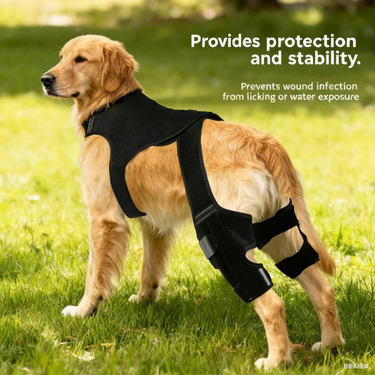 Dog Joint Support Adjustable Pet Leg Protector for Hind Legs