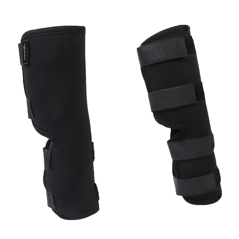 1Pair Pet Knee Pads Support Brace for Leg Hock Joint Wrap Injury Recover Legs Dog Protector Protects Bandage