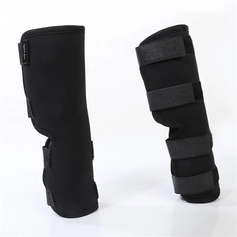 1Pair Pet Knee Pads Support Brace for Leg Hock Joint Wrap Injury Recover Legs Dog Protector Protects Bandage