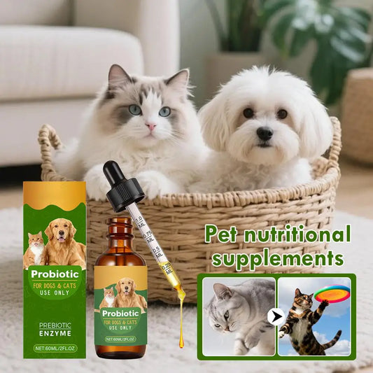Pet Probiotic Drops, Dogs & Cats  Digestive & Immune Support