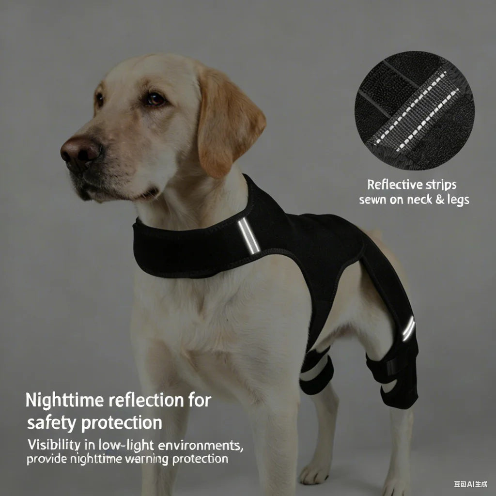 Dog Joint Support Adjustable Pet Leg Protector for Hind Legs